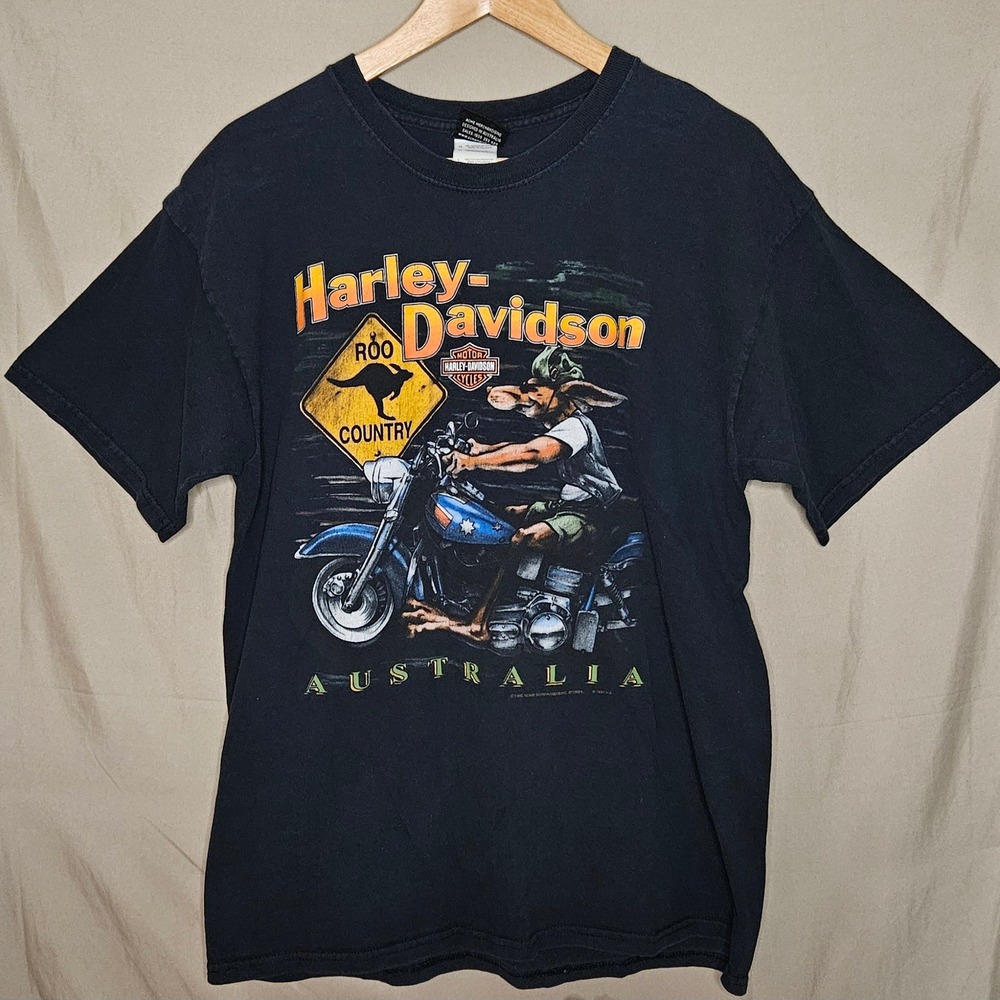 Harley Davidson Australia Kangaroo Graphic T-Shirt